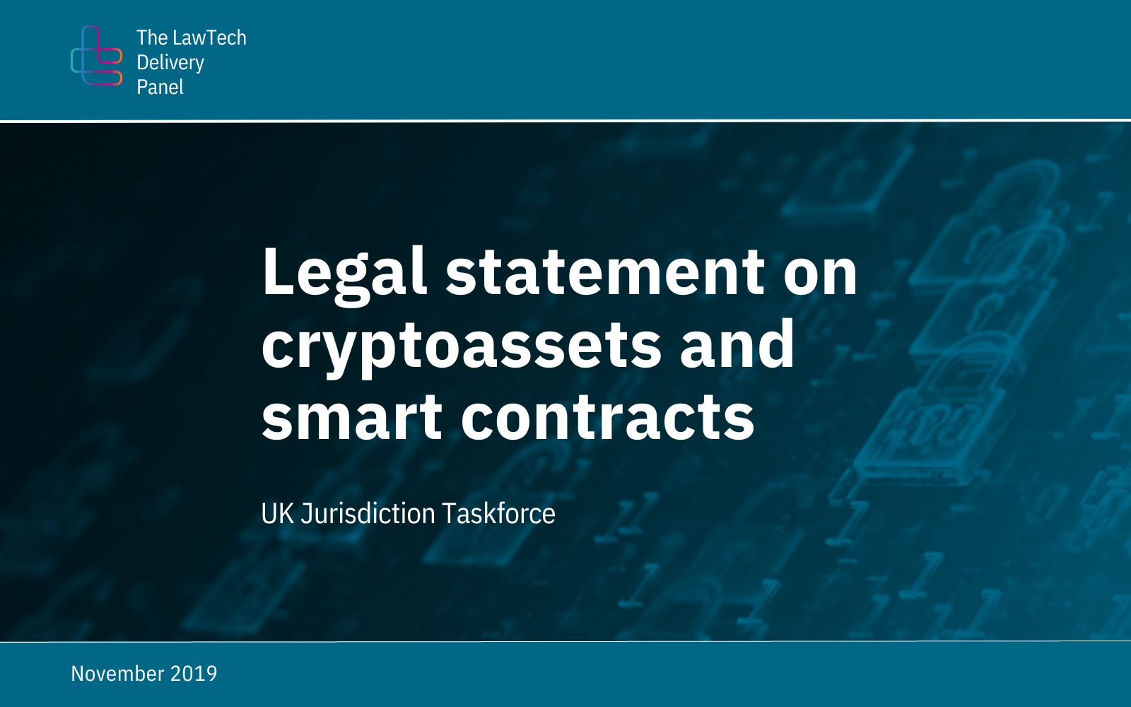 Legal statement on cryptoassets and smart contracts